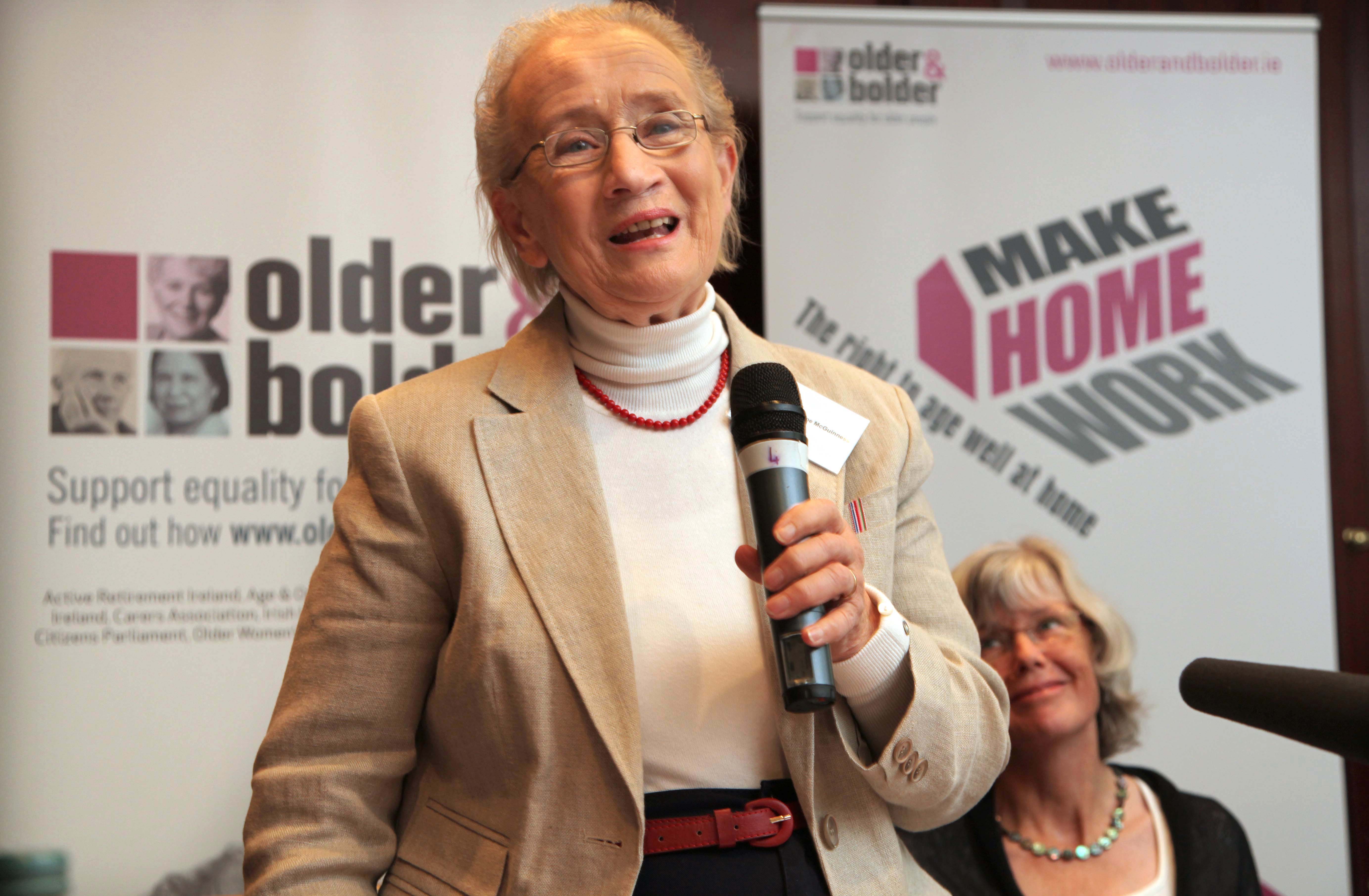 Ms Justice McGuinness introduces Make Home Work Campaign